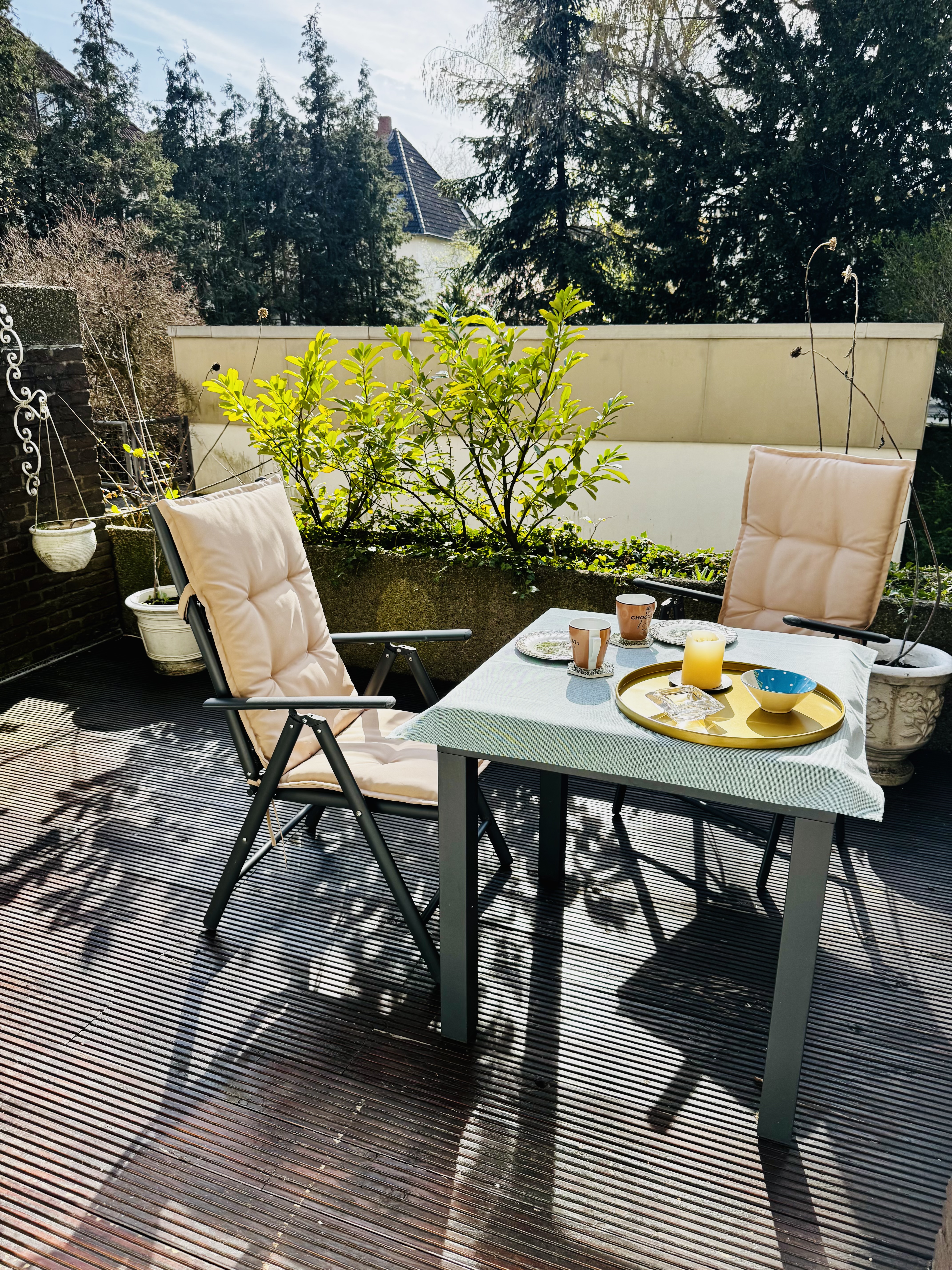 Terrasse der Wohnung